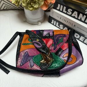 Multicolor Vintage Crossbody Bag